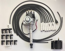 Chevy 396 454 Small Cap Hei Distributor 8.5mm Wires Ceramic Boots 50k Coil Chevy 396 454 Small Cap Hei Distributor 8.5mm Wires Ceramic Boots 50k Coil