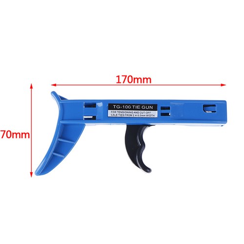 Cable Tie Gun For Nylon Cable Tie Fastening and cutting Tool TG-100 Hand To~'l - Picture 5 of 6