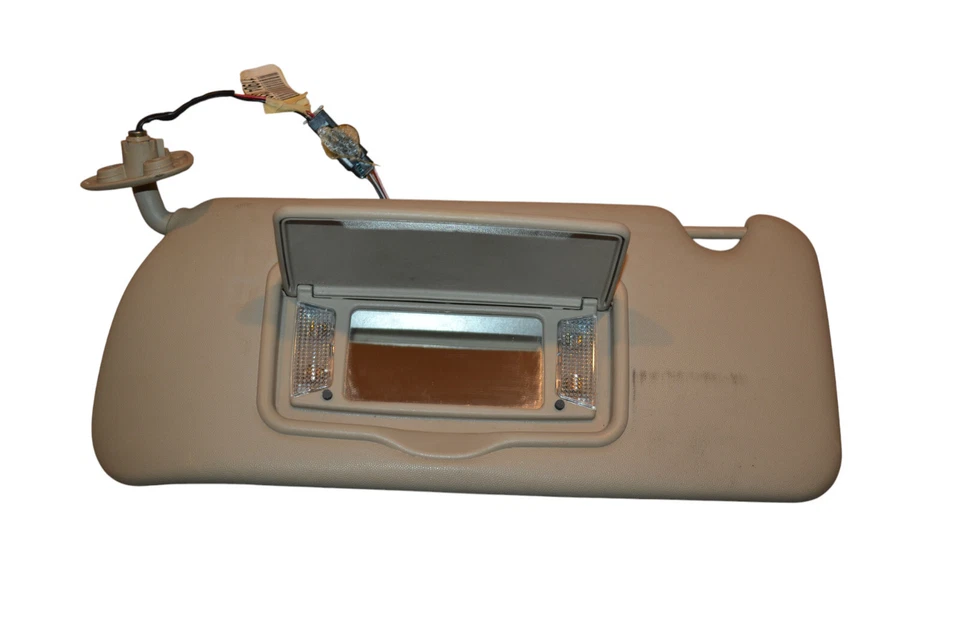 Cadillac SRX 2004-2009 parasol conductor pasajero con espejo OEM beige Foto 4 de 4