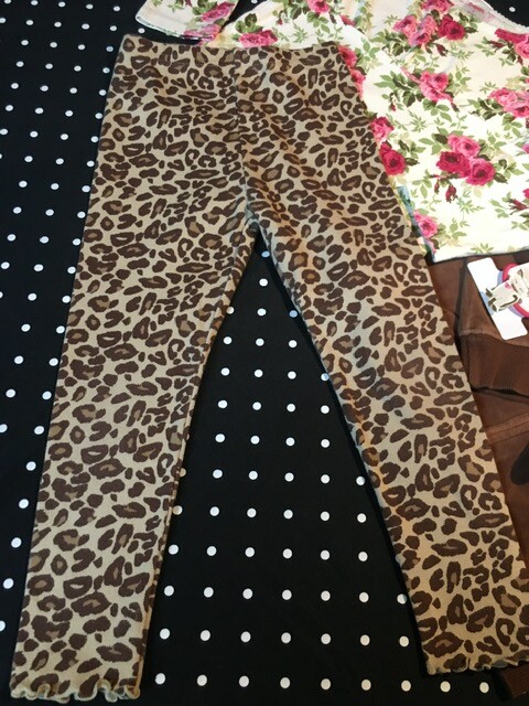 Pantalon Léopard Gymboree 6-12 Mois - 100% Coton - Neuf Avec étiquettes - Style Animaux Mignons