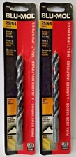 Blu-Mol 6650 25/64" High Speed Drill Bit 2PKS