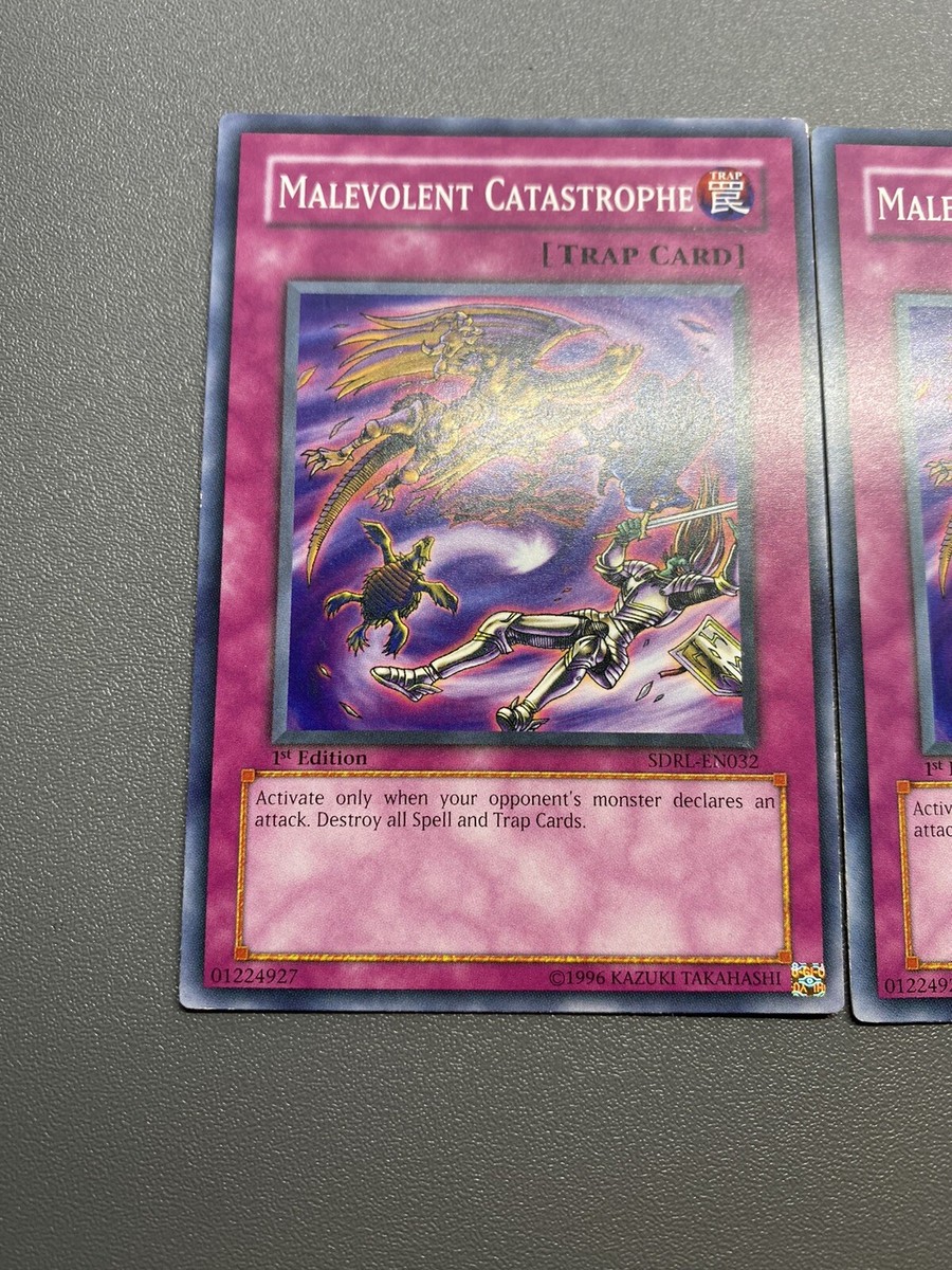 Yu-Gi-Oh! 2X Malevolent Catastrophe Common 1st Edition SDRL-EN032