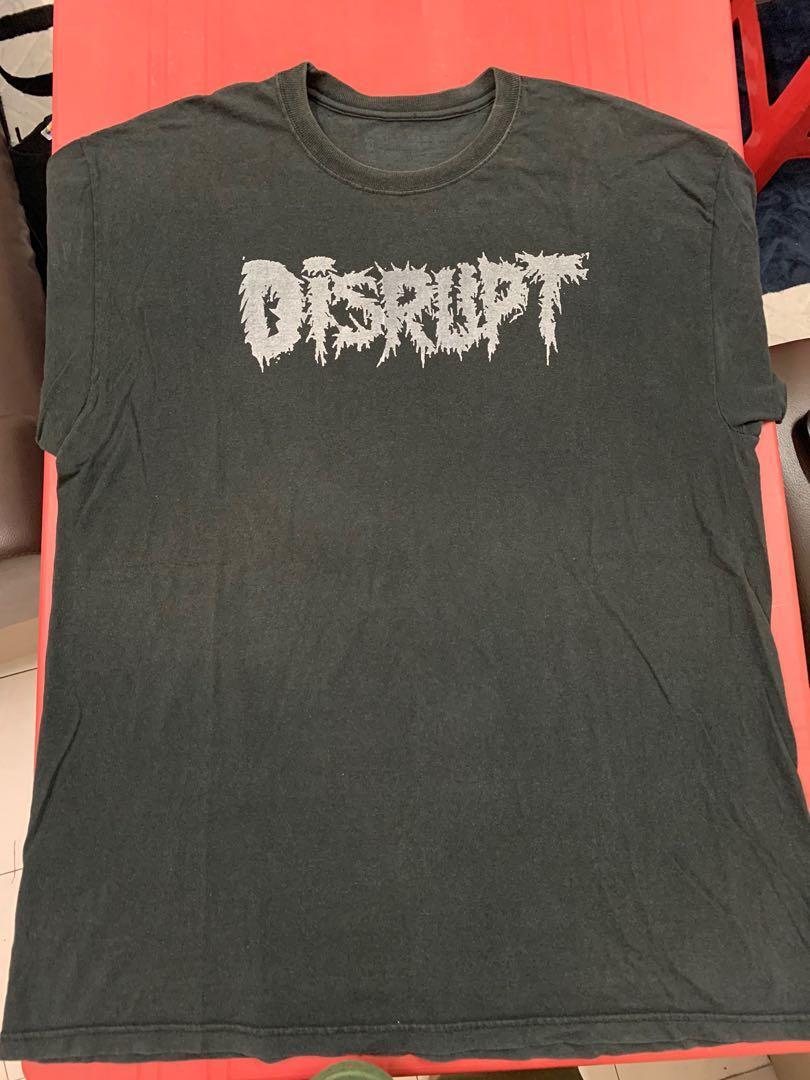 Disrupt band t-shirt, remake shirt, new black shirt TE1946 | eBay