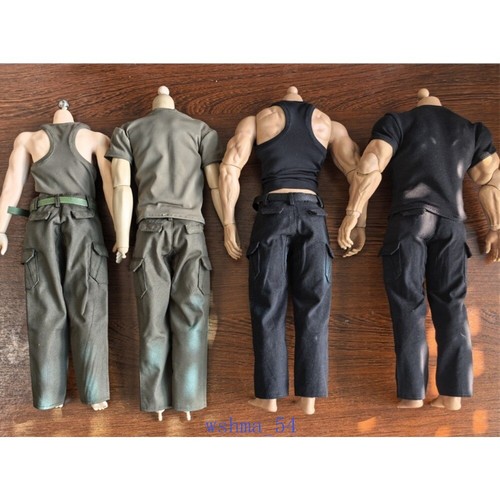 1/6 Scale Combat Uniform Tight Vest Tank Top Pants For 12" Male Action Figure - Picture 3 of 4