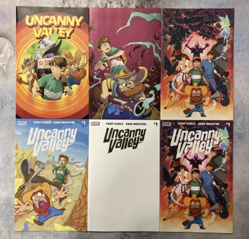 UNCANNY VALLEY #1 SET OF 6 1:50,25,10 FLEECS BEAN WACHTER MORA VARIANT COMIC BA
