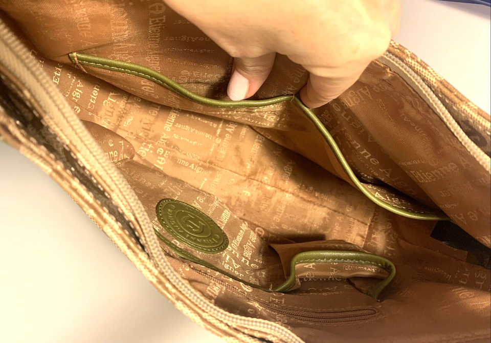 ETIENNE AIGNER Est 1949 PVC Vintage Shoulder Bag / Purse / Handbag