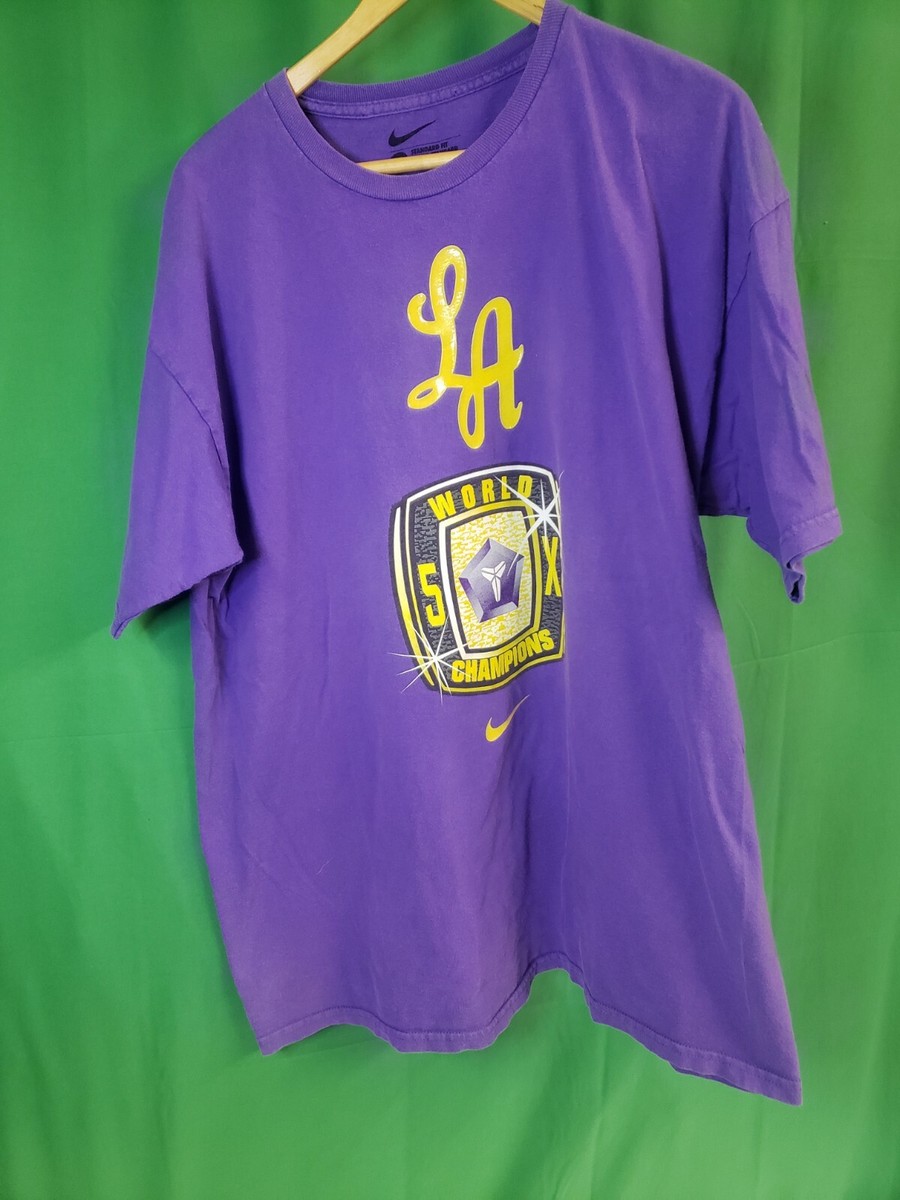 Nike Kobe Bryant Los Angeles Lakers Rings 5x World Champions