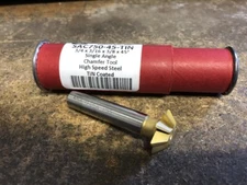3/4" 45 DEGREE HIGH SPEED STEEL TiN COATED SINGLE ANGLE CHAMFER CUTTER