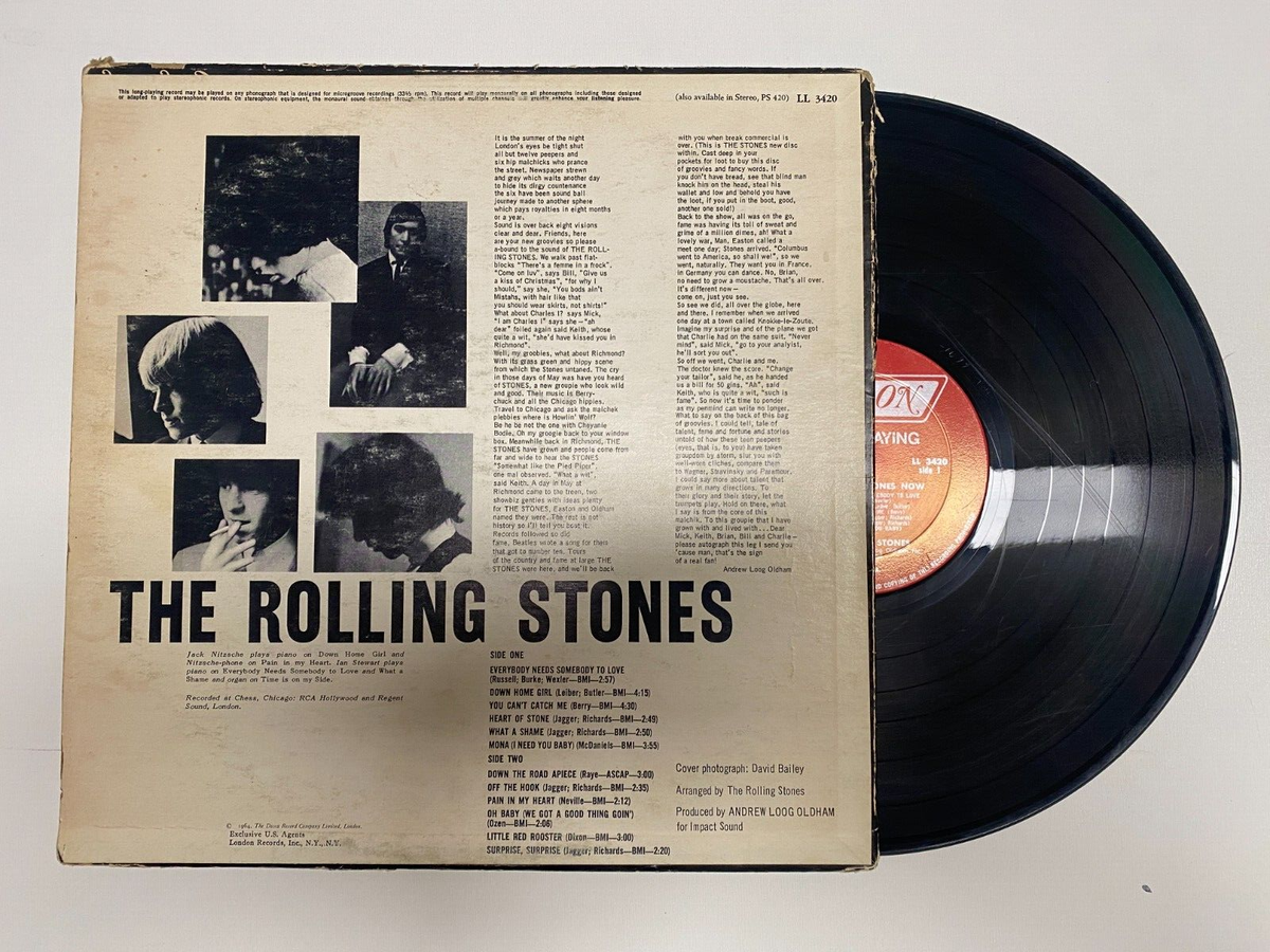 邦楽 The Rolling Stones, LP ROLLING STONES 1964 Original 1st Press Debut Englands Newest
