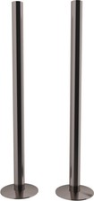 UK Radiators Pipe Covers & Collars Pipe Sleeves EasyFit Brass Black Nickel 300mm