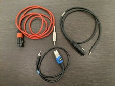 XLR to 3.5mm adapters - various types -
