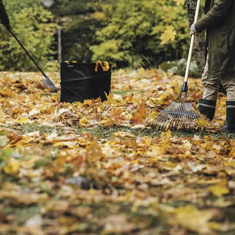 Fiskars Ergo Pop-Up Gartensack 175L Abfall Grünschnitt tragen Garten schwarz - Bild 4 von 4