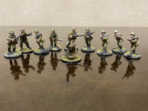 Set of 10 pcs  Soviet Army Metal miniature figurine WW2 - Afbeelding 1 van 24