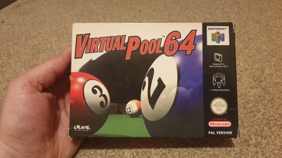 N64 / Nintendo 64 Spiel - Virtual Pool 64 komplett 