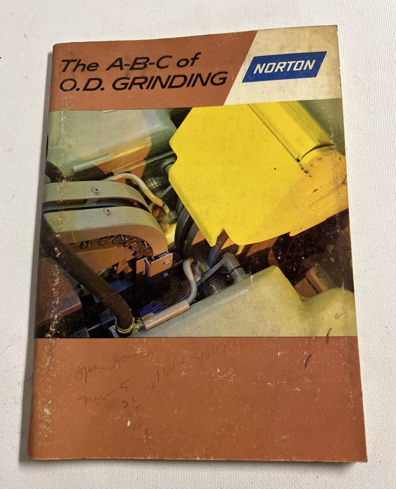 Vintage 1968 Norton Co The ABC of OD Outer Grinding Workshop Manual Guide Book