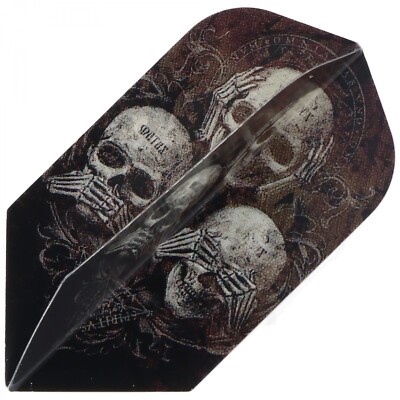 Skull Alchemy Dartflight, No2, Slim, No Evil, 3 Stück