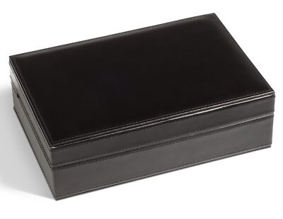 Lighthouse Leatherette Presidio Coin Storage Box Case For 100 Quadrum/2x2 Flips 