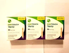 New Retail One Touch Verio Glucose Diabetic Test Strip 90 Ct Exp 03/31/2027