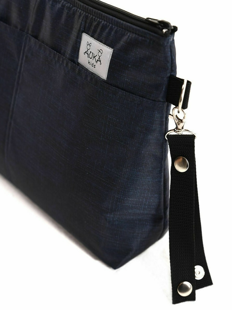 Organizer borsa passeggino universale jeans foto 3