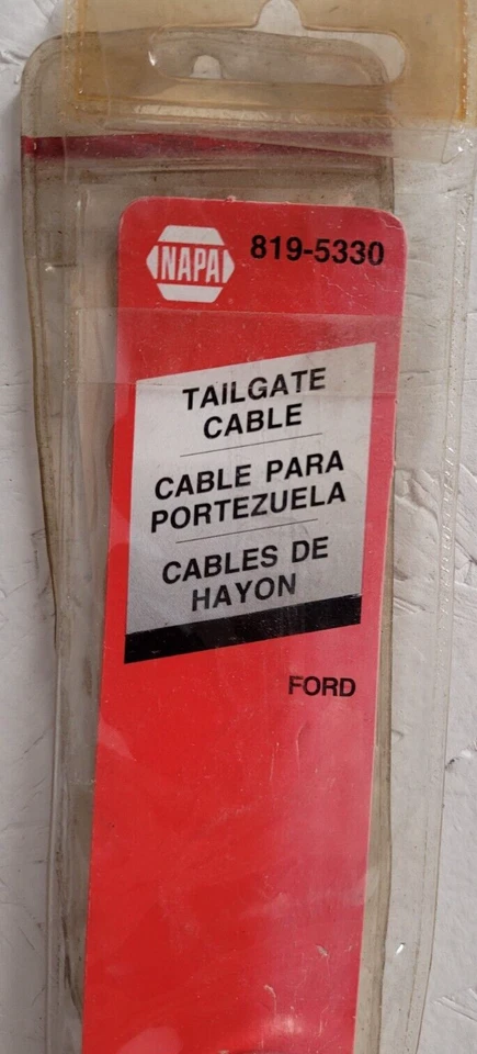 New - NAPA TAILGATE CABLE SET 819-5330 Fits 1978 to 1996 Ford Bronco - Imagem 3 de 3
