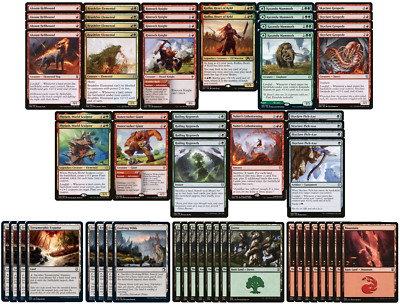 Elite Gruul Landfall Deck - Red Green - Very Powerful - 60 Card