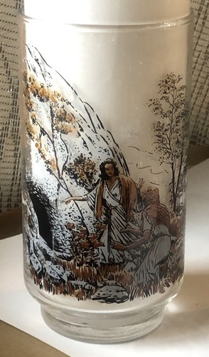 2- Mary Magdalene Discovers Jesus Missing from the Tomb LIBBEY drinking glasses - Picture 6 of 8