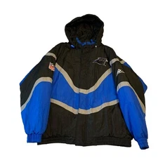 Apex One NFL Pro Line Carolina Panthers Mens Size XL Full Zip Hoodie Jacket