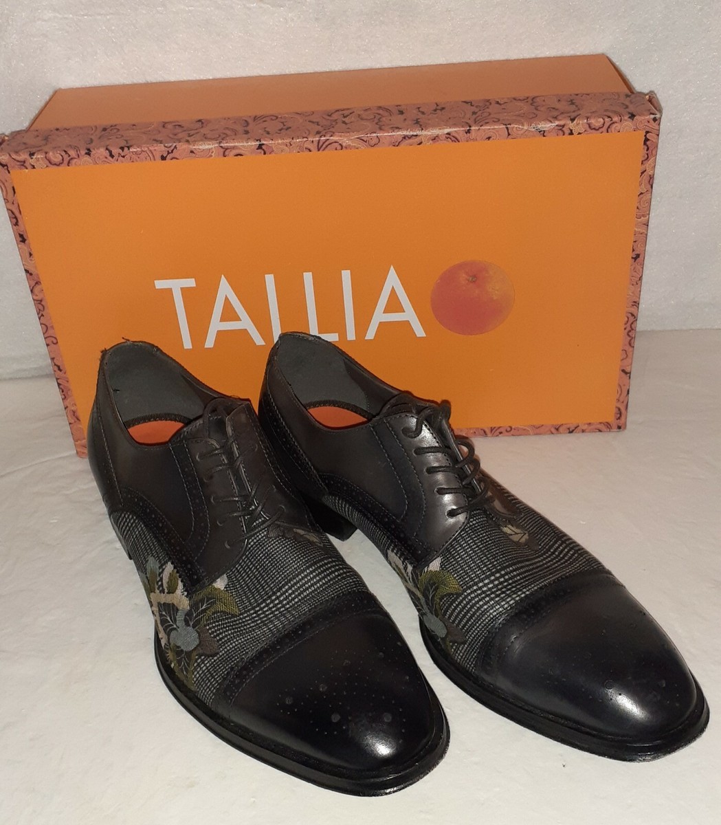 Tallia Orange Navy Floral Bonito Cap Toe Oxfords TALLIA | Shoes | Tallia Orange Navy Floral Bonito Cap Toe  main image 3