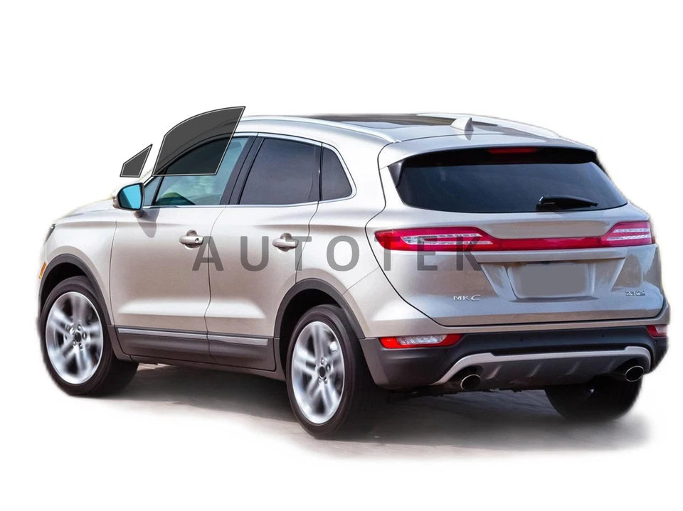 Película precortada ventanas delanteras de dos puertas cualquier tono % para Lincoln MKC 2015-2019 Foto 2 de 4
