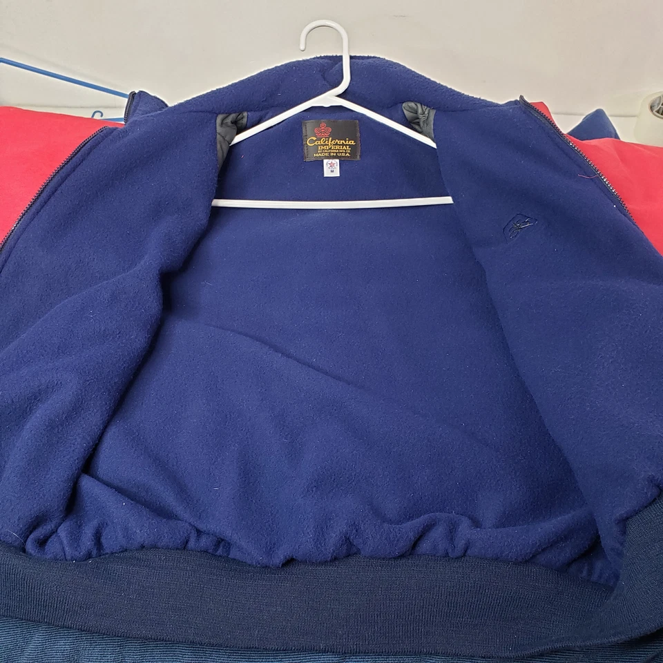 Chaqueta Imperial California Vintage Pioneer Seed Farming Mediana Roja Hecha en EE. UU. Foto 4 de 4