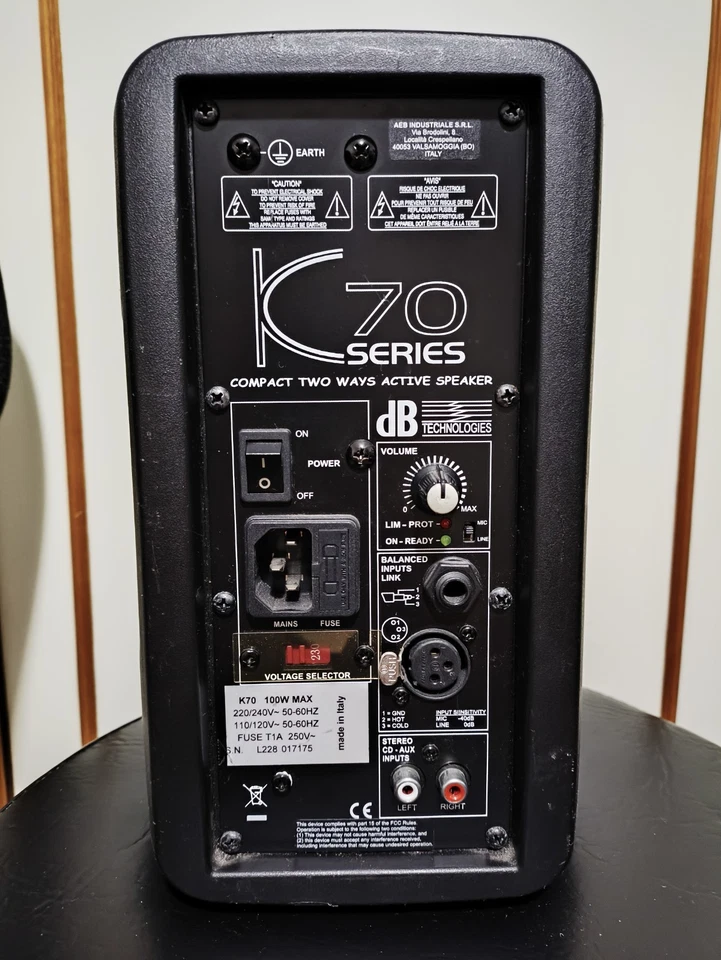 DB Technologies K70 Cassa Attiva - Immagine 2 di 4