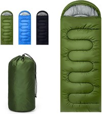 Image of 4 Season Single Sleeping Bag Waterproof Outdoor Camping Hiking Envelope Zip Bags