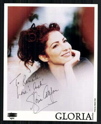 Gloria Estefan kubanoamerikanische Sängerin Original Signiert+ G 48572