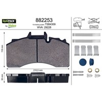 Valeo 882253 Bremsbelagsatz