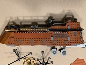 LEGO Star Wars Jabba's Sail Barge (6210) complete with minifigs and instructions