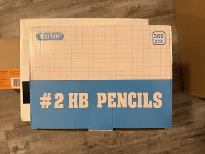 Woodcased #2 Pencils HB, Pre-Sharpened 360 PCS