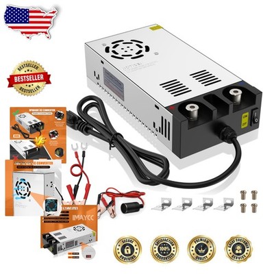 Heavy Duty 12V Power Supply 600W 50A AC DC Converter, Overload Protection