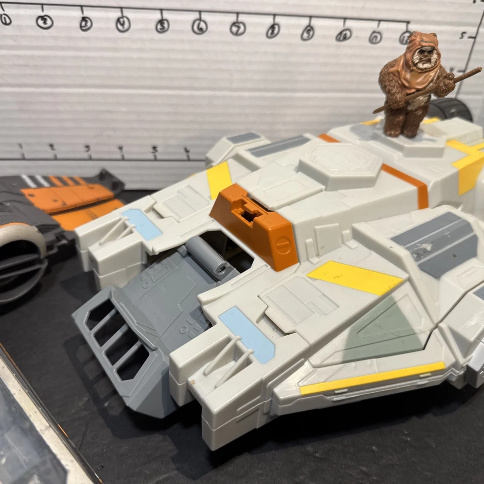 STAR WARS HÉROES GALÁCTICOS NAVE FANTASMA REBELDE CON ALA X, REY, FINN + WICKET Foto 4 de 4