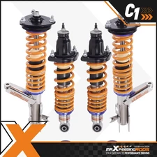 MaXpeedingrods C1 Coilovers Adjustable Lowering Coils For Honda Civic 2001-2005