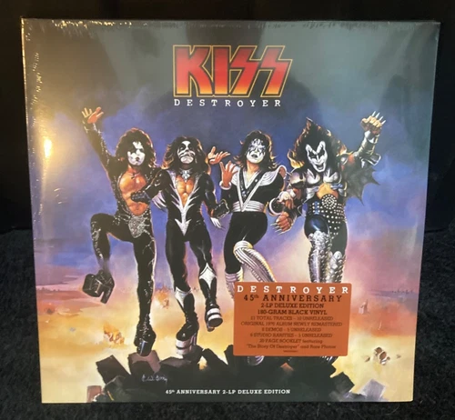 KISS DESTROYER 45TH ANNV. 2-LP Deluxe Vinyl Brand New and Sealed MINT!