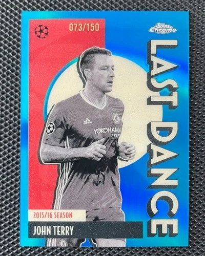 John Terry 2025-26 Topps Chrome UCC Last Dance Blue Refractor /150 #LD-8