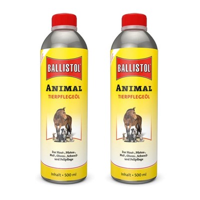 2x 500ml Ballistol Animal Tierpflegeöl 2er Set
