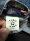 Arkansas Razorbacks Team Jeans Denim Button-up Jacket Size Small — photo 8