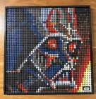 LEGO Star Wars Darth Vader Mosaic Art Set 31200 Complete Display