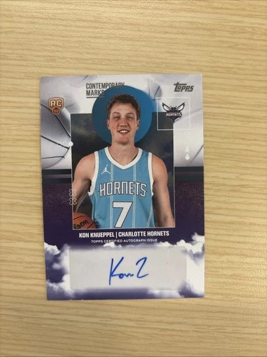 2025-26 Topps - Contemporary Marks Kon Knueppel Autograph Charlotte Hornets