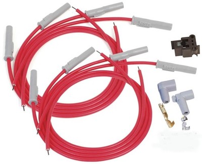 MSD Spark Plug Wires Spiral Core 8.5mm Multi-Angle Boots Universal V8 Set 31189