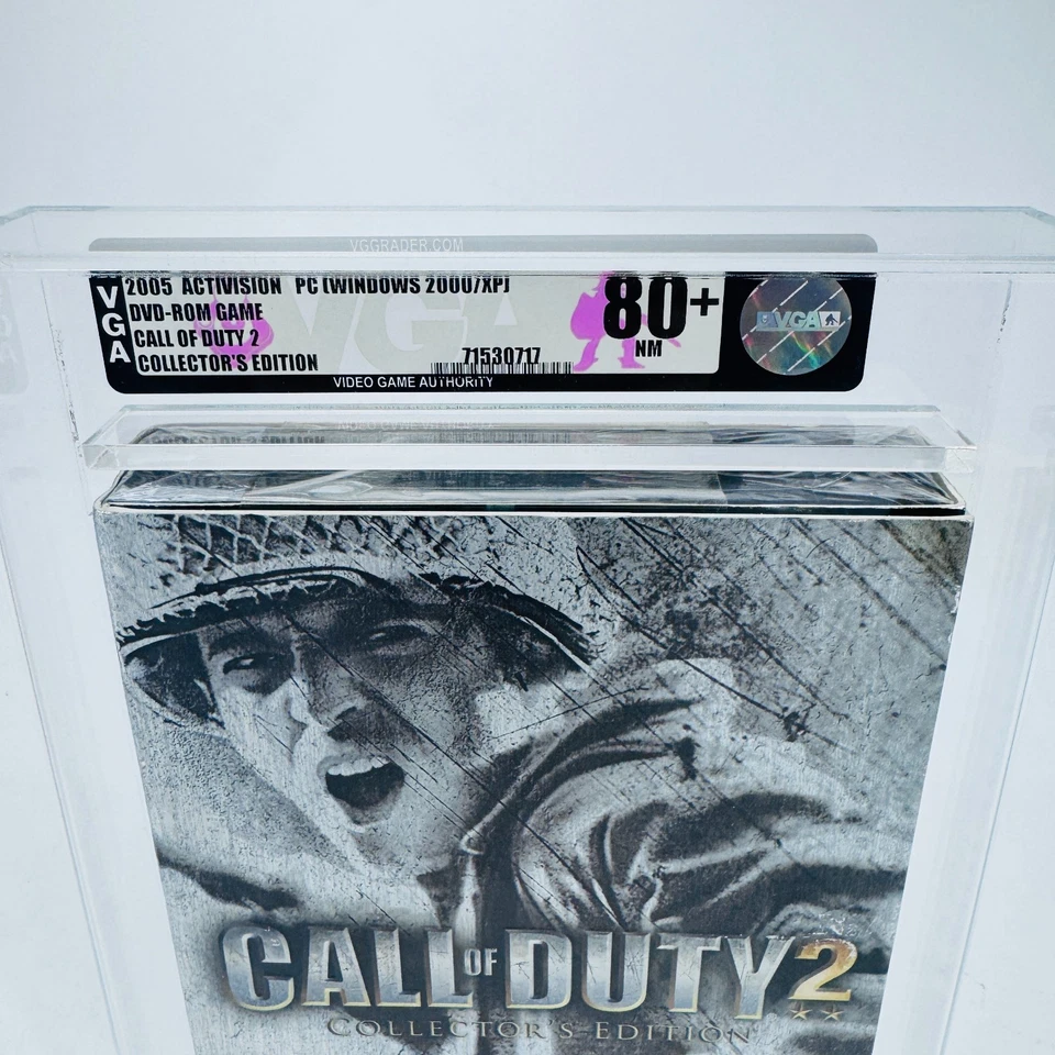 Call of Duty 2: Collectors Edition 2005 Activision PC NEW (not PSA CGC) VGA 80+ - Image 2 of 4