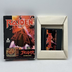 Raiden Atari Jaguar 1993 Game In Original Box TESTED Working - No Manual