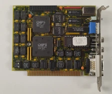 Video-7 VEGA 8-bit ISA Video Seven 256kB Board CGA MDA EGA Hercules TESTED!