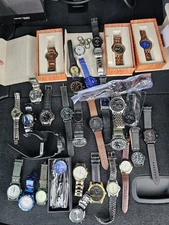 Huge Watch Lot, Storage Find,  Mixed Brands, New, Broken, Dead Batteries AS IS